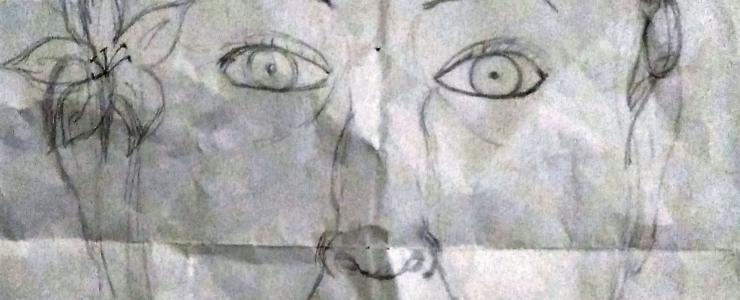 Pilar con flores en el pelo - bra fitting - mastectomía